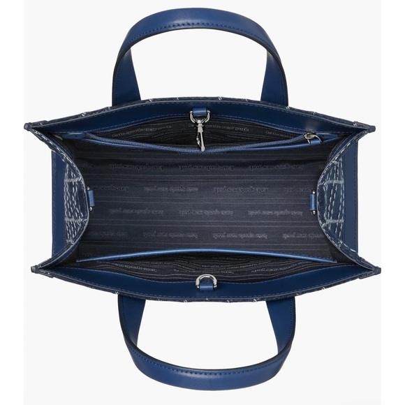 Kate Spade small manhattan denim & leather tote - Picture 5 of 16